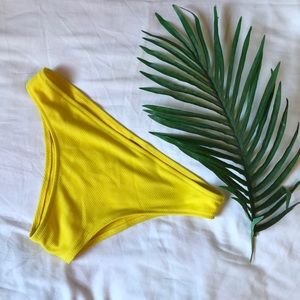 Zaful Swim Yellow Bikini Bottom